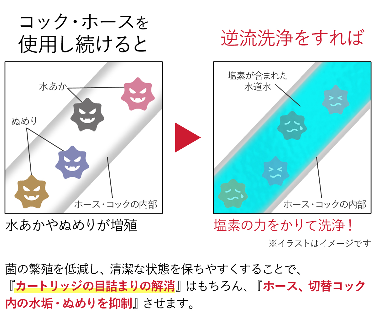 パドフ逆洗